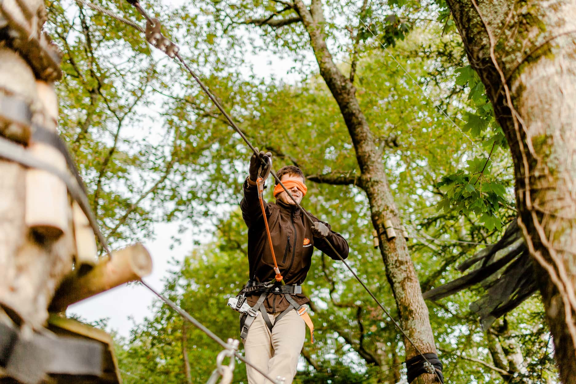 team-building-seminaire-accrobranche-experia-park-benodet-quimper-bretagne